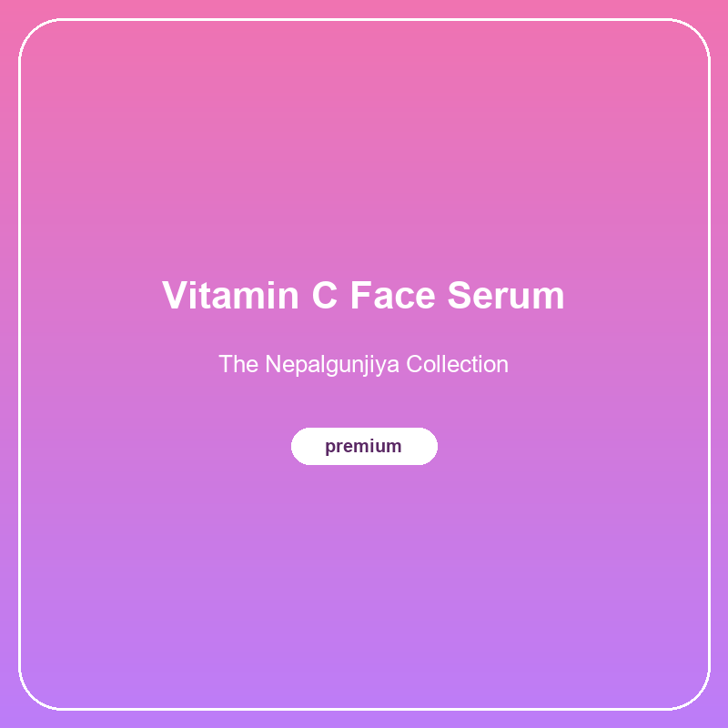 Vitamin C Face Serum