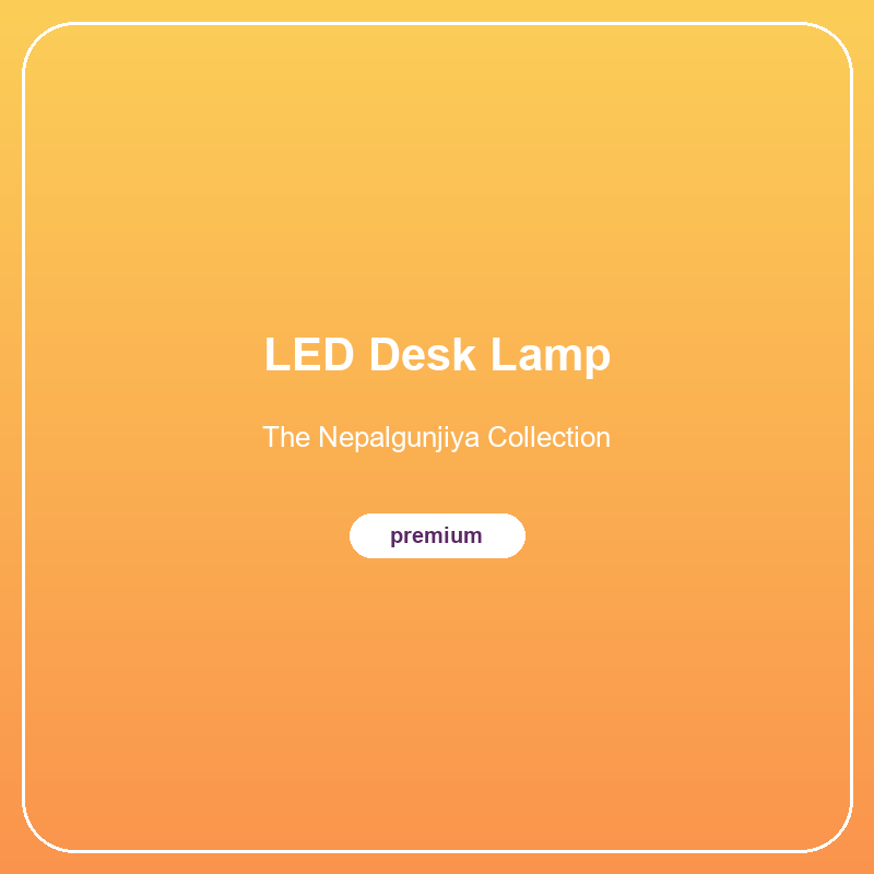 LED Desk Lamp
